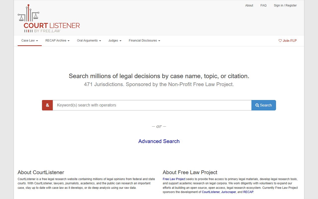 Multnomah County court records CourtListener legal data