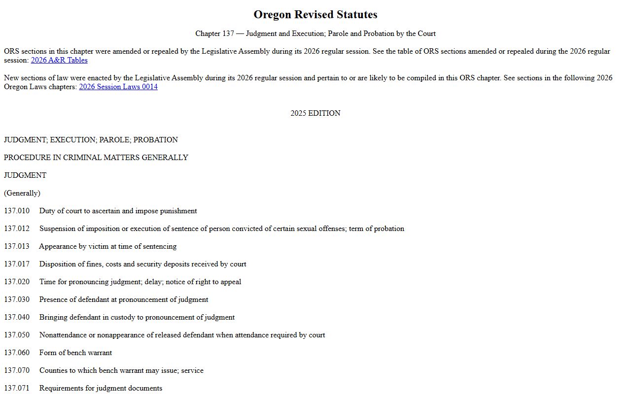 Multnomah County Circuit Court criminal records set-aside statute
